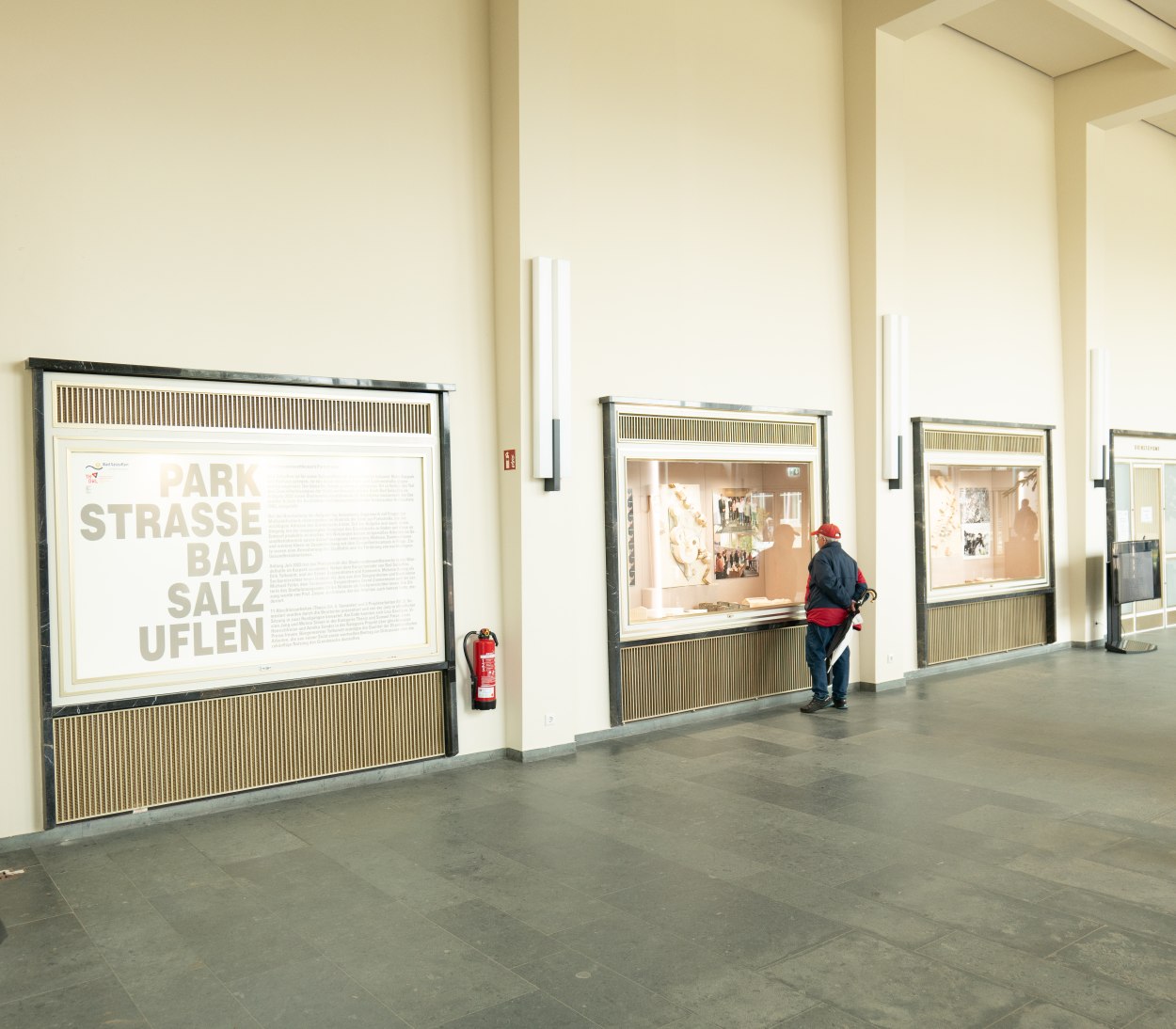 Zu sehen ist ein Bild der neuen Galerie in der Wandelhalle, © Samuel Frese