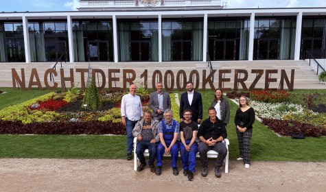 Nacht der 10.000 Kerzen Lebenshilfe Buchstaben, &copy; Stadt Bad Salzuflen