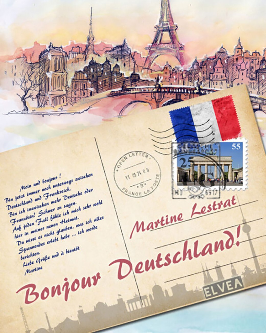 Cover des Buches &quot;Bonjour Deutschland&quot; , © Elvea Verlag