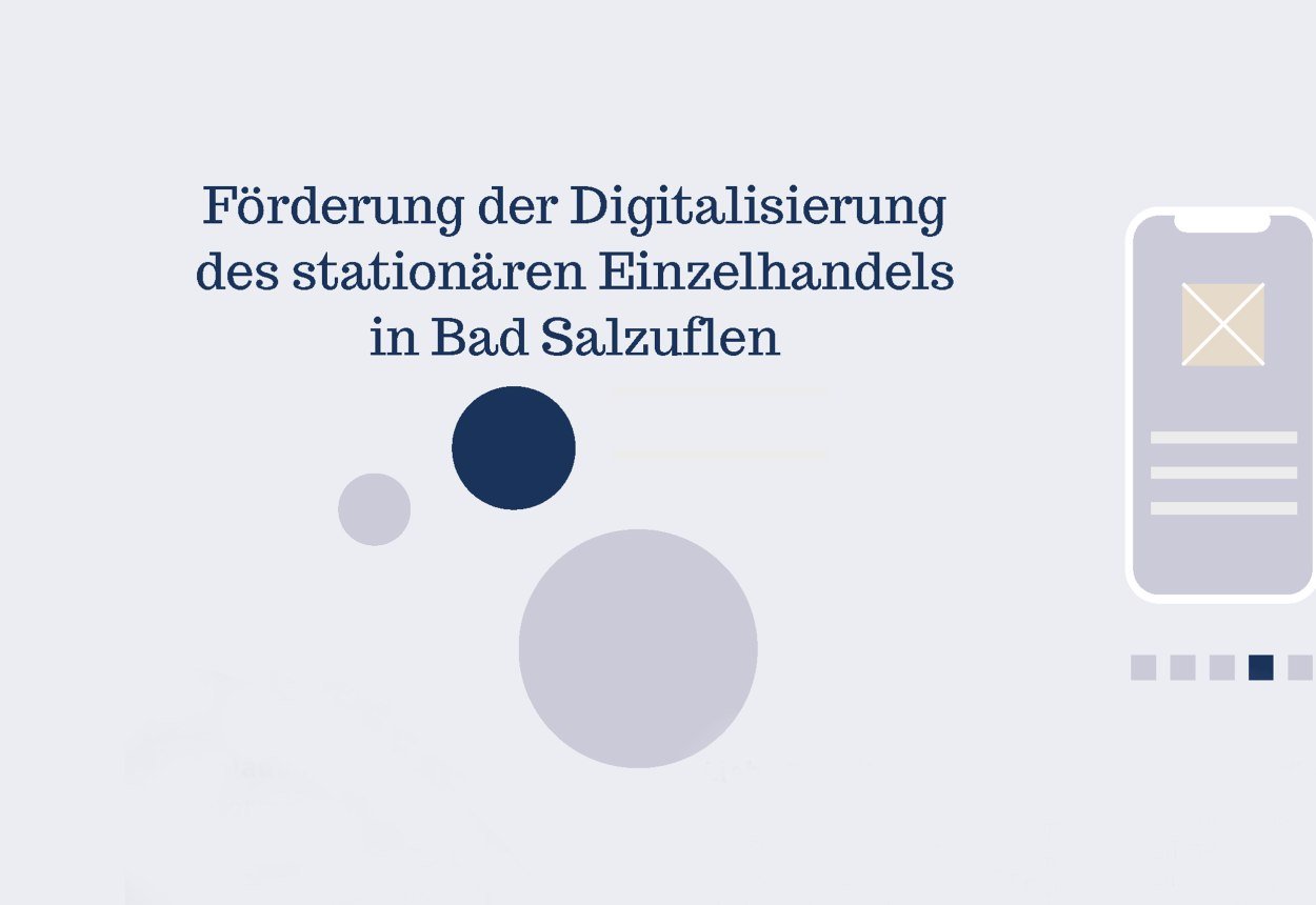 Digitalisierung Einzelhandel Bad Salzuflen, © Staatsbad Salzuflen