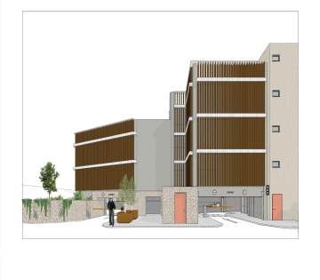 Visualisierung Parkhaus Altstadt, &copy; Architekturb&uuml;ro Stahn