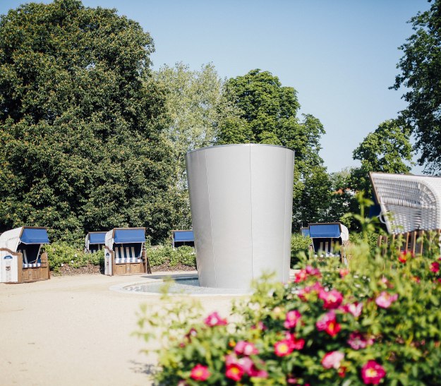 Strandkörbe am Solestrand des Kurparks, © Staatsbad Salzuflen GmbH / S. Strothbäumer