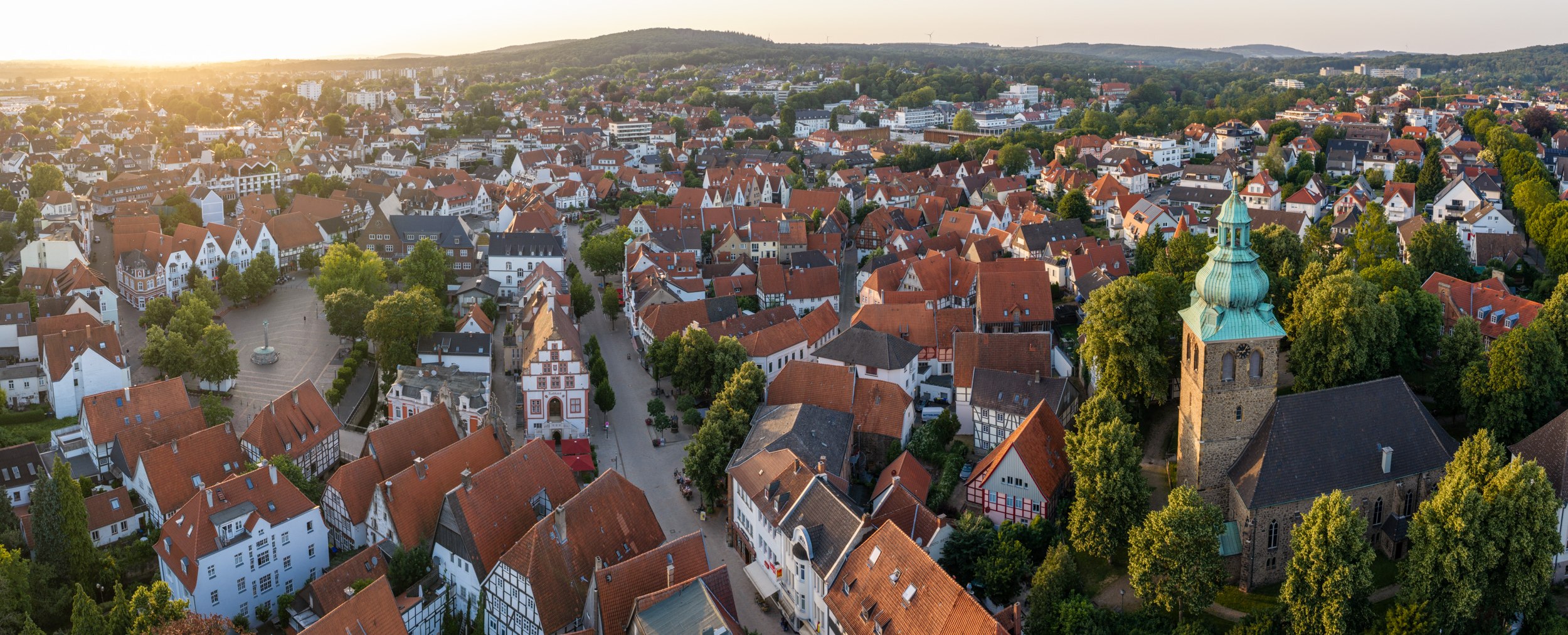 Innenstadt Luftbild, © Stat Bad Salzuflen | D. Ketz Innenstadt Luftbild, © Stat Bad Salzuflen | D. Ketz