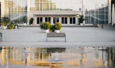 Springbrunnen Font&auml;ne Konzerthallenvorplatz Kurpark 