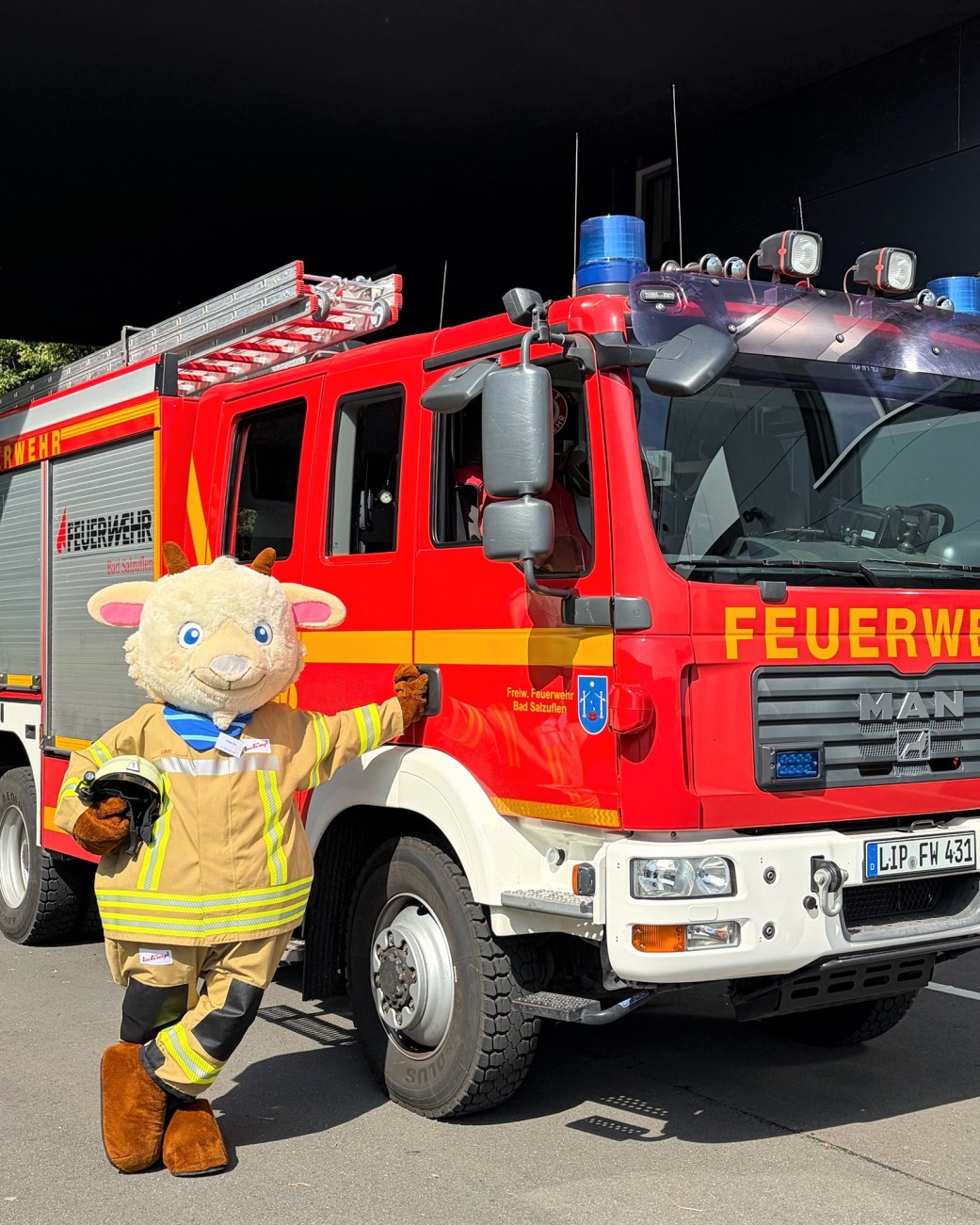 Ziege Line Feuerwehr, © Stadt Bad Salzuflen Ziege Line Feuerwehr, © Stadt Bad Salzuflen