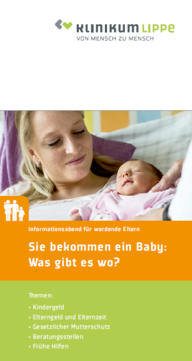 Titel Flyer Familienklinik Lippe, © Klinikum Lippe