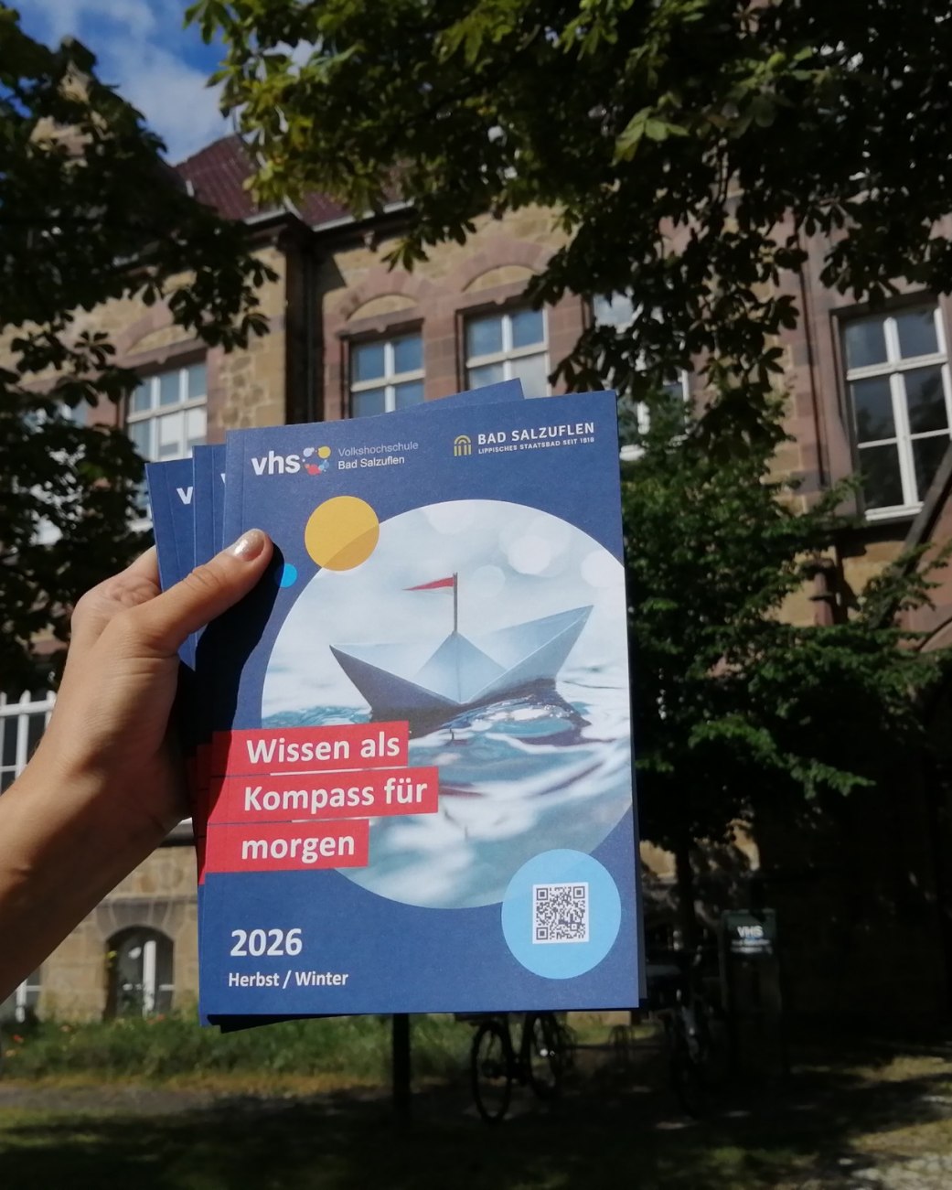 VHS Programm Herbst/Winter 2026, &copy; Stadt Bad Salzuflen