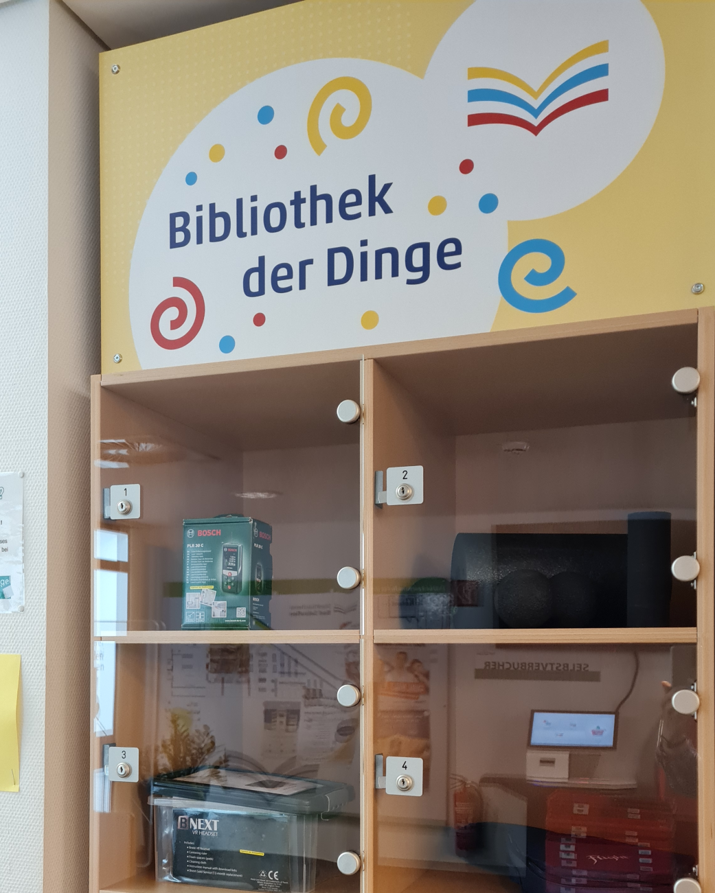 Schrank Bibliothek der Dinge, © Stadt Bad Salzuflen