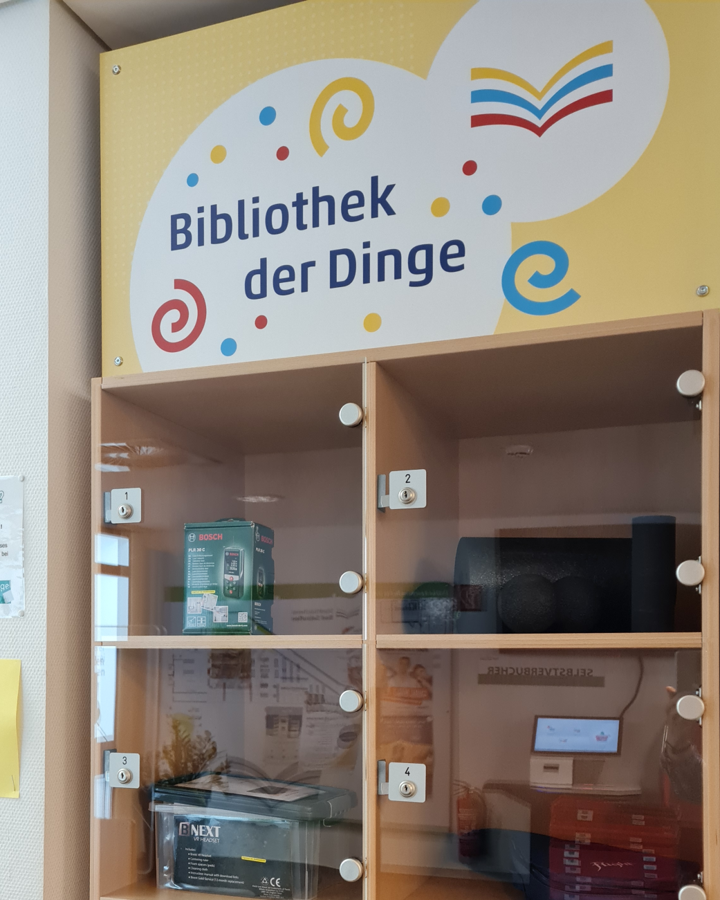 Schrank Bibliothek der Dinge, © Stadt Bad Salzuflen Schrank Bibliothek der Dinge, © Stadt Bad Salzuflen
