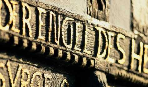 fachwerkdetailgoldschrift, © Stadt Bad Salzuflen