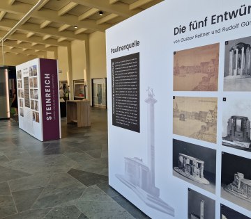Sonderausstellung Steinreich in der Wandelhalle Bad Salzuflen - Stadtarchiv Bad Salzuflen, &copy; Stadt Bad Salzuflen