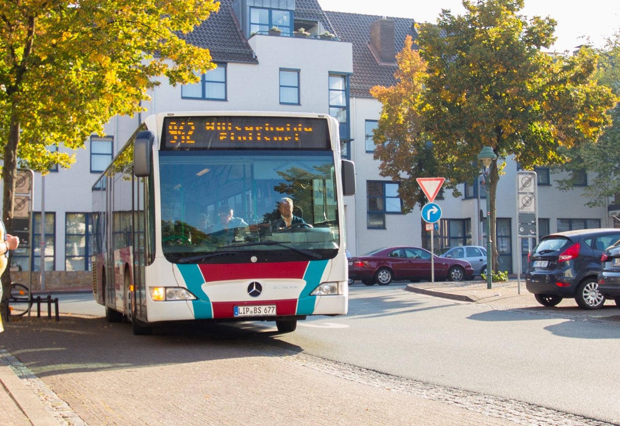 Stadtbuslinie Nahaufnahme, © Stadtwerke Bad Salzuflen