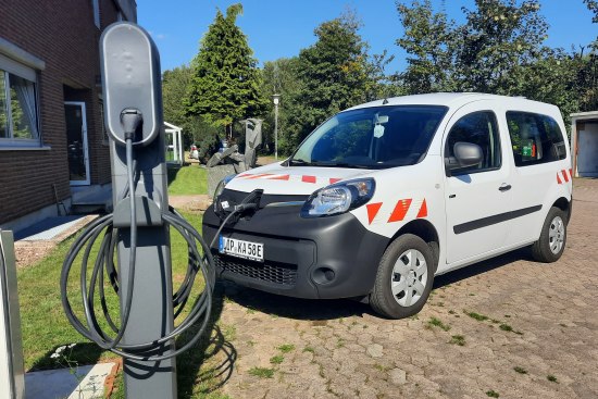 Elektro-Kleintransporter des Kläranlage., © Stadt Bad Salzuflen