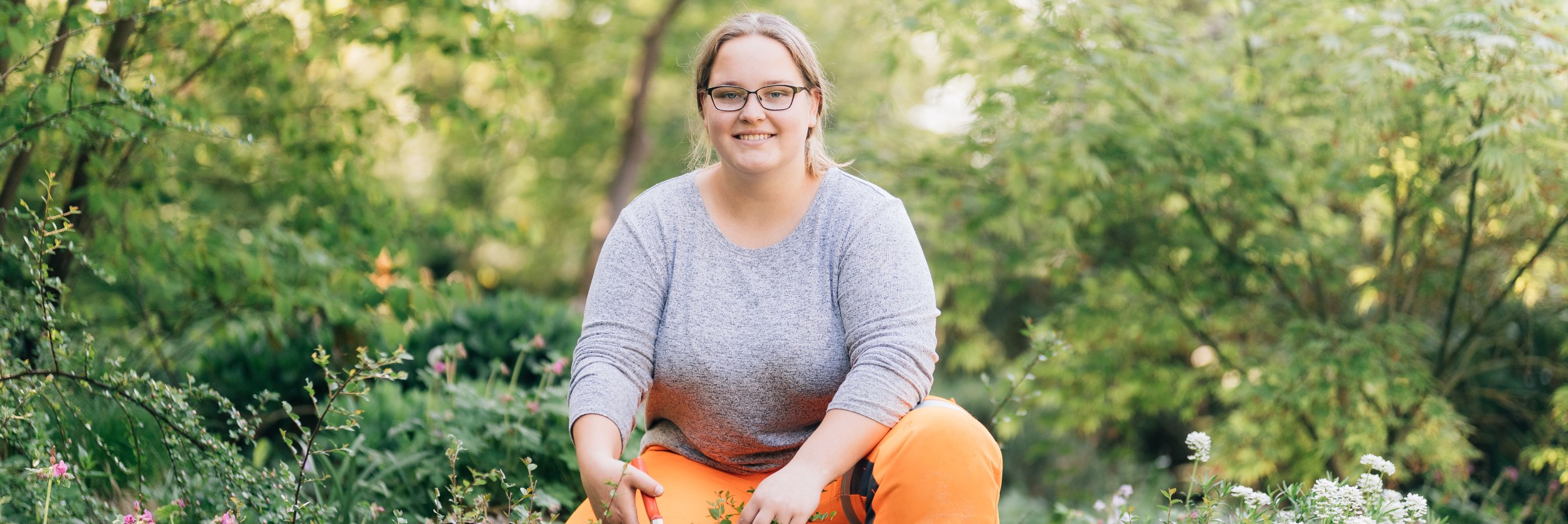 G&auml;rtnerin im Schlosspark Sch&ouml;tmar, &copy; Stadt Bad Salzuflen | Michael Adamski