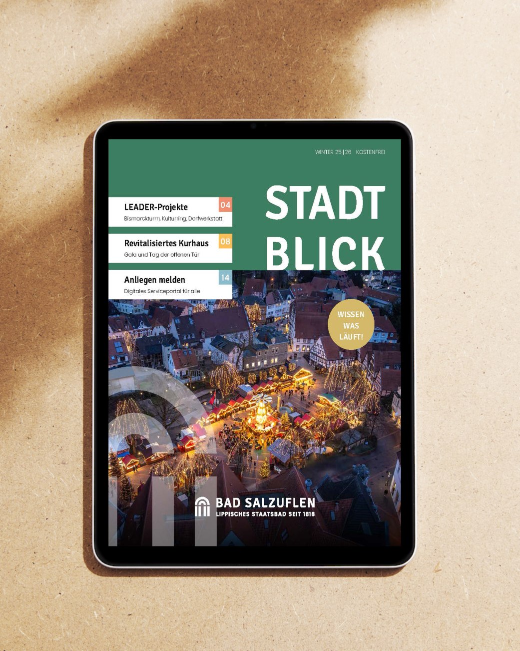 Stadtblick Nr. 6 Winter 2025/2026, © Stadt Bad Salzuflen